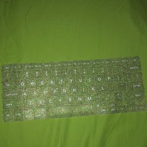 MacBook 🦄 glitter silicone keyboard cover
